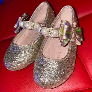 Kelly & Katie Toddler Girl Glitter Shoes